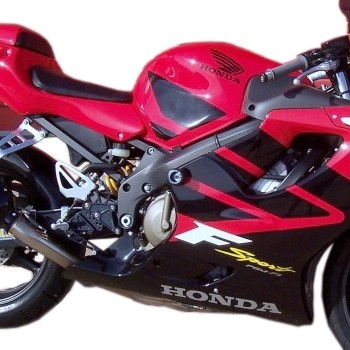 R&G Racing padací chrániče pro motocykly HONDA CBR600 ('99-'07 - hliníkový rám), (pár), černé